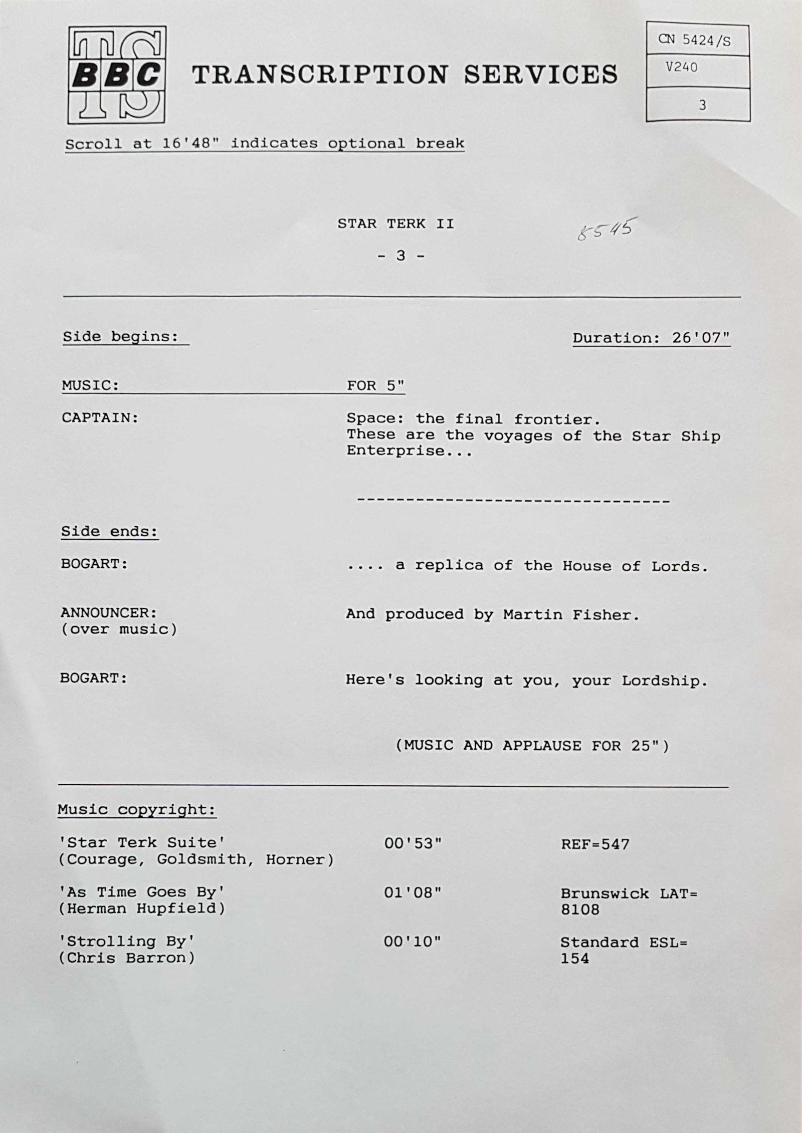 Inserts from CN 5424 S 2